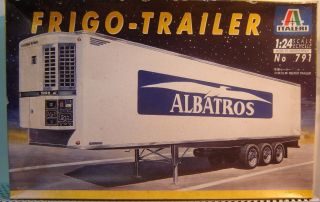 Italeri 124 No791 Frigo Trailer ,,Albatros Neu(615)