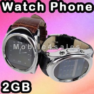 Teléfono Móvil Libre Reloje Unlock GSM Touch Screen  MP4 MP5 2GB