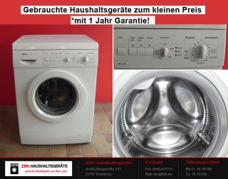 Waschmaschine Bosch Maxx WFL2461 1200U min Gebrauchsanleitung 1 Jahr