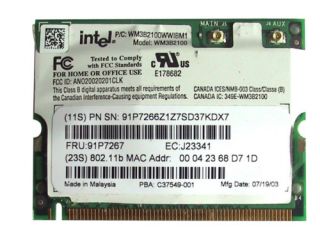 Intel WM3B2100 802.11B MINI PCI WLAN Karte