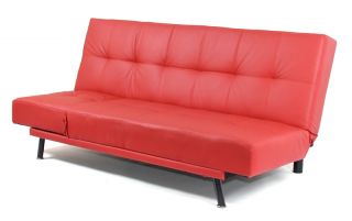 3er Sofa Couch Schlafsofa Relaxliege CANBERRA, 187cm, schwarz