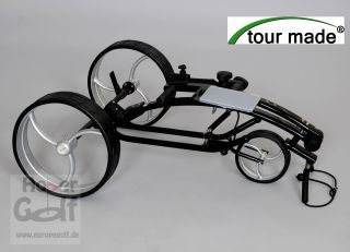 Tour Made RT 110 Aluminium Golftrolley im Wave Design Golf Push