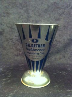 Messbecher von Dr. Oetker, Measuring Cup, Art. Nr. 825, West Germany
