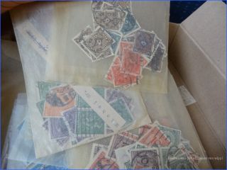 Große Sammlung Briefmarken Deutsches Reich in 62 Tüten aus 1925 1934