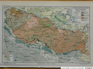 Geologische Karte des Harzes, 1895, M5