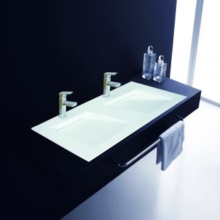 HOME DELUXE Design Doppel Waschbecken Waschschale Handwaschbecken