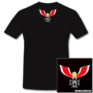Ritterkreuz Schwerten Eichenlaub Bril. RK T Shirt *1037