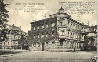 AK Dresden A. Schnorrstrasse 1928 Hotel Rudeloff