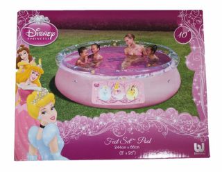 Bestway Kinder Swimmingpool Disney Princess 244x66cm rosa Fast Set