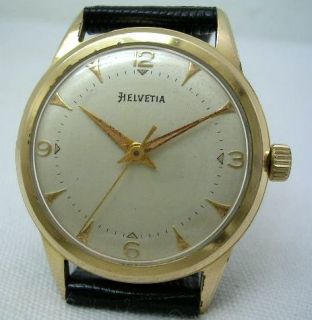 Helvetia Herrenarmbanduhr Kal. 830 / 50er Jahre