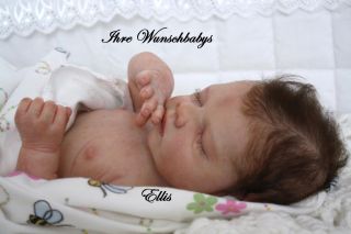 Ihr Wunschbaby Reborn Baby Ellis sculpted by Tina Kewy Halbtorso