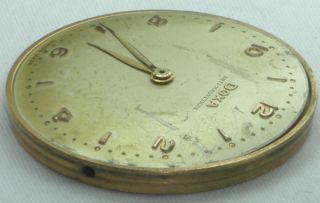 DOXA S.A. ANTI MAGNETIQUE Taschenuhr Armbanduhr Gold Silber Shabby