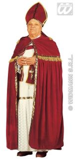 NIKOLAUS Kostüm 5 teilig Bischof Weihnachten Herren Gr. L XL
