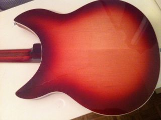 RICKENBACKER 360 FIREGLOW VINTAGE V64 6 STRINGS MADE IN USA 1993 VERY