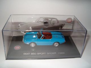 SEAT 850 SPORT SPIDER (1969) FIAT CAR 143 SCALE BOXED