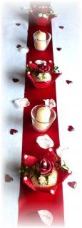 Tischdeko 110 P Hochzeit  romantisch  Herzen rot