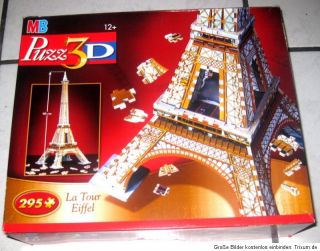 3D Puzzle La Tour Eiffel 295 Teile 3DPuzzle Puzz3D von MB