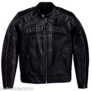 HARLEY® MENS PERFORATED LEATHER JACKET 98141 10VM 5XL