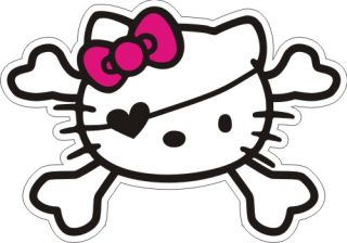 Hello Kitty Pirate Sticker 3.5 x 5
