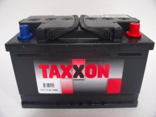 Autobatterie TAXXON 12V 75Ah 74Ah 70Ah 60Ah 540A EU Produktion