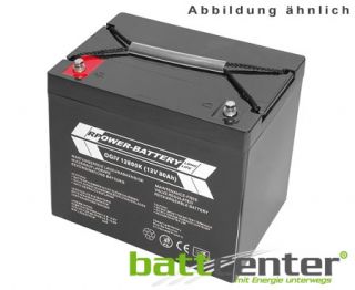 RPower® Longlife AGM Batterie [H] 12V 80Ah  Gas  & Wasserdicht