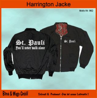 ST. PAULI England Jacke HARRINGTON JACKE Gr. S XXL 862
