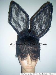 Lady Gaga Haarreif Bunny Ohren Gothic Schleier Kostüm Halloween