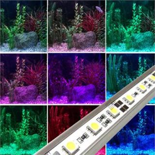2X30CM Farbewechsel LED Leiste Aquarien Beleuchtung für Fischglass 24