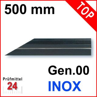 Präzisions Haarlineal INOX 500 mm DIN874 / 00 Lineal NEU + OVP