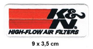 KN AIR FILTERS Aufnäher Patch Nascar Racing Luftfilter