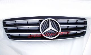 Mercedes W203 00   07 Frontgrill Silber Chrom C Klasse