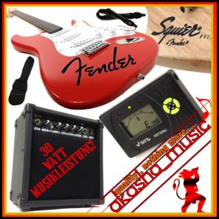 Original FENDER E Gitarre Squier Bullet Strat 30W Verstärker