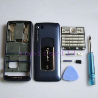 Blau Gehäuse Cover Schale Für Sony Ericsson C901 C901i