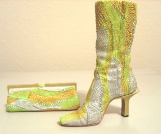 Just The Right Shoe Perfectly Python Shoe Purse Set by Willitts Artist