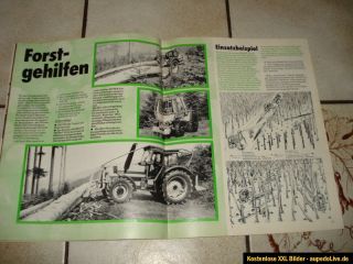 Orig.KHD Deutz Schlepper Post Intrac GI Forstschlepper/DX 110/ 1978