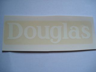 Douglas Schriftzug Logo Sign Zeichen Abziehbild Emblem