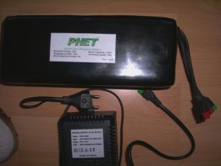 PHET  Akku 36V 12AH Lifepo4 18650 Zellen+ Ladegerät Topp  