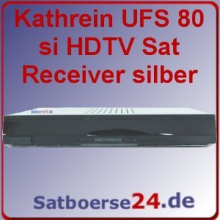 Kathrein UFS 80 si HDTV Satreceiver silber 922 923 925 913