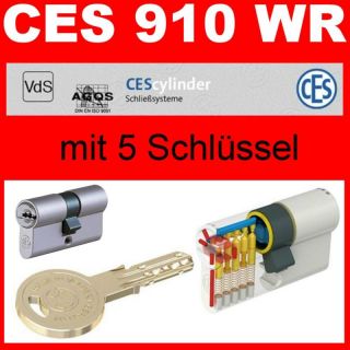 CES 910 WR Schließanlage Profilzylinder als Set