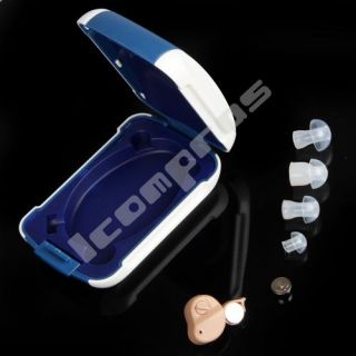 Mini Verstärkbar Hörgerät Hörhilfe Hörverstärker Set