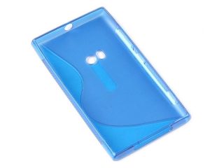 Schutz Schale Tasche Hülle für Nokia Lumia 920 S Line blau