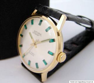 Bifora Stratos 17 Rubis Handaufzug Uhr vintage men gents wristwatch