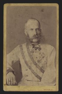958 CDV Foto, Kaiser Franz Joseph I.