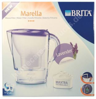 BRITA MARELLA Wasserfilter Frühlings Edition LAVENDER 2,4ltr. inkl. 1