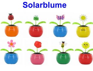 4x Flip Flap Blume, Solarblume, Wackelblume NEU