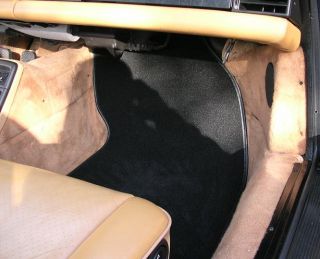 Luxus Fußmatten unten von Rau passend für Porsche 964