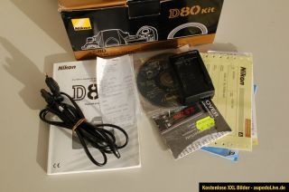Nikon D80 10.2 MP Digitalkamera   Schwarz (Nur Gehäuse) defekt