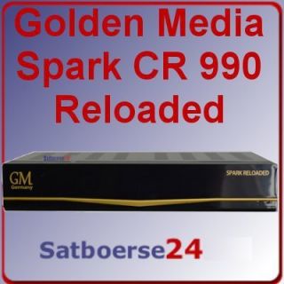 Golden Media 990 CR HD PVR SPARK Reloaded USB LINUX NEU 4260205270318