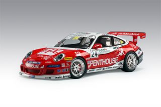 PORSCHE 911 997 GT3 Penthouse Carrera Cup 2007 Brückl #24 Autoart AA