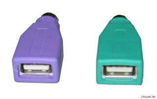 USB PS/2 Adapter für Maus und Tastatur